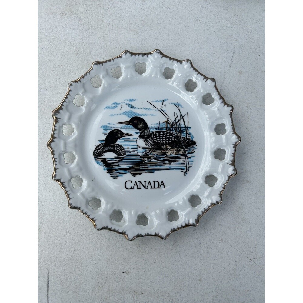 Vintage Vancouver BC Canada Wall Hanging/Souveneir Plate With Ducks